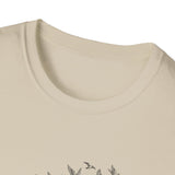 Surreal Dental Hygienist Shirt, Toothbrush to Meadow Illusion Art Tee, RDH Gift, Dental Hygiene Tee