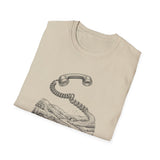 Surreal 911 Dispatcher Shirt, Phone Cord to River Illusion Art Tee, Dispatcher Gift, 911 Dispatcher Tee, Telecommunicator Gift