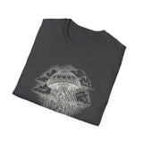 Surreal Ocean Shirt, Jellyfish Rain Illusion Art Tee, Whale Sea Life Tee, Beach Lover Gift