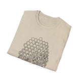 Surreal Beekeeper Shirt, Honeycomb to City Illusion Art Tee, Beekeeping Gift, Beekeeper Tee, Honey Lover Gift