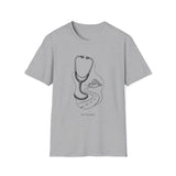 Surreal ER Nurse Shirt, Stethoscope to Road Illusion Art Tee, ER Nurse Gift, Emergency Nurse Tee, Nurse Week Gift