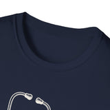 Surreal ER Nurse Shirt, Stethoscope to Road Illusion Art Tee, ER Nurse Gift, Emergency Nurse Tee, Nurse Week Gift
