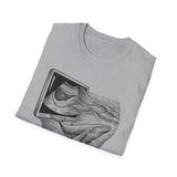 Surreal Sonographer Shirt, Ultrasound to Whale Illusion Art Tee, Sonographer Gift, Ultrasound Tech Tee, Sonography Gift