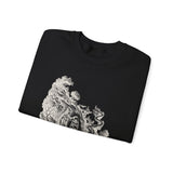Surreal Celestial Sweatshirt, Moon Lantern Illusion Art Crewneck, Moon Phase Tee, Mystical Witchy Gift