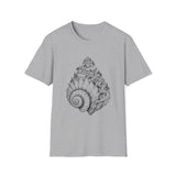 Surreal Ocean Shirt, Seashell City Illusion Art Tee, Sailing Tee, Ocean Lover Gift