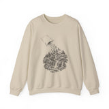 Surreal Garden Sweatshirt, Seed Packet Forest Illusion Art Crewneck, Gardener Gift, Botanical Plant Tee