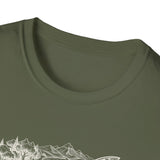 Surreal Forest Shirt, River Fish Illusion Art Tee, Wildlife Nature Tee, Outdoor Lover Gift
