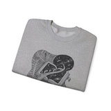 Surreal Bookish Sweatshirt, Endless Library Illusion Art Crewneck, Book Lover Gift, Reader Tee, Dark Academia Shirt
