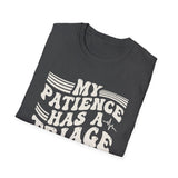 My Patience Has a Triage Level Shirt, Funny ER Nurse Shirt, ER Nurse Gift, Emergency Nurse Tee, Nurse Week Gift