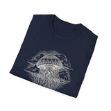 Surreal Ocean Shirt, Jellyfish Rain Illusion Art Tee, Whale Sea Life Tee, Beach Lover Gift