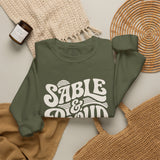 SABLE & Proud Sweatshirt, Funny Crochet Sweatshirt, Crocheter Gift, Yarn Lover Crewneck, Christmas Gift for Crocheter