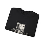 Surreal Ocean Sweatshirt, Desert Door Ocean Illusion Art Crewneck, Sailing Tee, Ocean Lover Gift