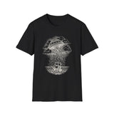 Surreal Ocean Shirt, Jellyfish Rain Illusion Art Tee, Whale Sea Life Tee, Beach Lover Gift