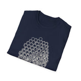 Surreal Beekeeper Shirt, Honeycomb to City Illusion Art Tee, Beekeeping Gift, Beekeeper Tee, Honey Lover Gift