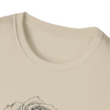 Surreal Garden Shirt, Rose Staircase Illusion Art Tee, Gardener Gift, Botanical Plant Tee