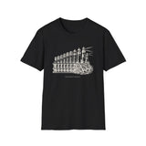 Surreal Phlebotomist Shirt, Tubes to Lighthouses Illusion Art Tee, Phlebotomy Gift, Lab Week Tee