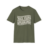 Nice Veins (Professionally Speaking) Shirt, Funny Phlebotomist Shirt, Phlebotomy Gift, Lab Tech Tee, Lab Week Gift