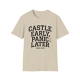 Castle Early, Panic Later Shirt, Funny Chess Club Shirt, Chess Player Gift, Chess Tee, Chess Lover Gift
