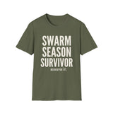 Swarm Season Survivor Shirt, Funny Beekeeper Shirt, Beekeeping Gift, Beekeeper Tee, Honey Lover Gift