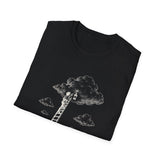Surreal Fantasy Shirt, Lantern Ladder Cloud Illusion Art Tee, Whimsical Dreamer Tee, Fantasy Lover Gift