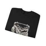 Surreal Travel Sweatshirt, Suitcase Valley Illusion Art Crewneck, Adventure Gift, Wanderlust Tee