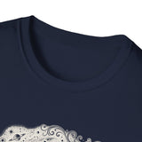 Surreal Celestial Shirt, Milky Way Teapot Illusion Art Tee, Moon Phase Tee, Mystical Witchy Gift