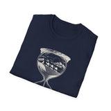 Surreal Travel Shirt, Hourglass Desert Ocean Illusion Art Tee, Adventure Gift, Wanderlust Tee