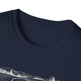 Surreal Farmer Shirt, Furrows to Waves Illusion Art Tee, Farmer Gift, Farm Tee, Homestead Gift