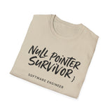 Null Pointer Survivor Shirt, Funny Software Engineer Shirt, Programmer Gift, Software Developer Tee, Coder Gift