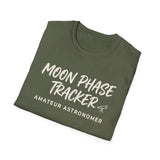 Moon Phase Tracker Shirt, Funny Amateur Astronomer Shirt, Astronomy Gift, Stargazing Tee, Space Lover Gift