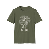 Surreal Math Teacher Shirt, Pi to Spiral Staircase Illusion Art Tee, Math Teacher Gift, Teacher Tee, Back to School Gift