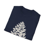 Surreal Christmas Shirt, Pinecone House Illusion Art Tee, Christmas Gift, Winter Holiday Tee
