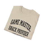 Game Master, Snack Provider Shirt, Funny Game Master Shirt, Tabletop Gamer Gift, RPG Tee, Game Night Gift