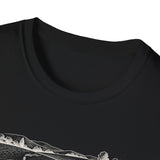 Surreal Farmer Shirt, Furrows to Waves Illusion Art Tee, Farmer Gift, Farm Tee, Homestead Gift