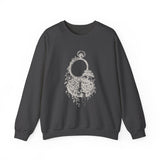 Surreal Garden Sweatshirt, Pocket Watch Garden Illusion Art Crewneck, Gardener Gift, Botanical Plant Tee