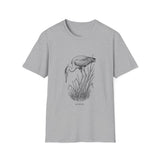 Surreal Birder Shirt, Heron to Reeds Illusion Art Tee, Bird Watcher Gift, Birdwatching Tee, Birder Gift