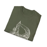 Surreal Ocean Shirt, Candle Lighthouse Illusion Art Tee, Whale Sea Life Tee, Beach Lover Gift