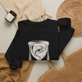 Surreal Celestial Sweatshirt, Star Hourglass Illusion Art Crewneck, Moon Phase Tee, Mystical Witchy Gift
