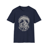 Surreal Ocean Shirt, Octopus Oak Illusion Art Tee, Whale Sea Life Tee, Beach Lover Gift