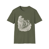 Surreal Celestial Shirt, Moon Lantern Illusion Art Tee, Moon Phase Tee, Mystical Witchy Gift