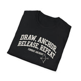 Draw, Anchor, Release, Repeat Shirt, Funny Combat Archery Shirt, Archery Gift, Archer Tee, Combat Archery Gift