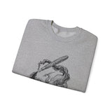 Surreal Bookish Sweatshirt, Ink Octopus Illusion Art Crewneck, Book Lover Gift, Reader Tee, Dark Academia Shirt