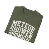 Meteor Shower Insomniac Shirt, Funny Amateur Astronomer Shirt, Astronomy Gift, Stargazing Tee, Space Lover Gift