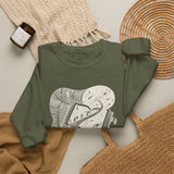 Surreal Bookish Sweatshirt, Endless Library Illusion Art Crewneck, Book Lover Gift, Reader Tee, Dark Academia Shirt
