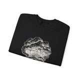 Surreal Bookish Sweatshirt, Storm in a Teacup Illusion Art Crewneck, Book Lover Gift, Reader Tee, Dark Academia Shirt