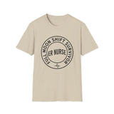 Full Moon Shift Survivor Shirt, Funny ER Nurse Shirt, ER Nurse Gift, Emergency Nurse Tee, Nurse Week Gift