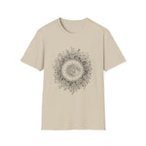Surreal Celestial Shirt, Eclipse Wreath Illusion Art Tee, Moon Phase Tee, Mystical Witchy Gift