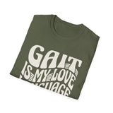 Gait Is My Love Language Shirt, Funny Physical Therapy Shirt, PT Gift, Physical Therapist Tee, Rehab Team Gift