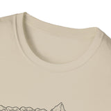 Surreal Dental Hygienist Shirt, Teeth to Mountains Illusion Art Tee, RDH Gift, Dental Hygiene Tee