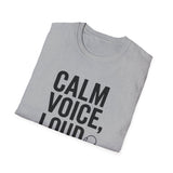 Calm Voice, Loud Coffee Shirt, Funny 911 Dispatcher Shirt, Dispatcher Gift, 911 Dispatcher Tee, Telecommunicator Gift